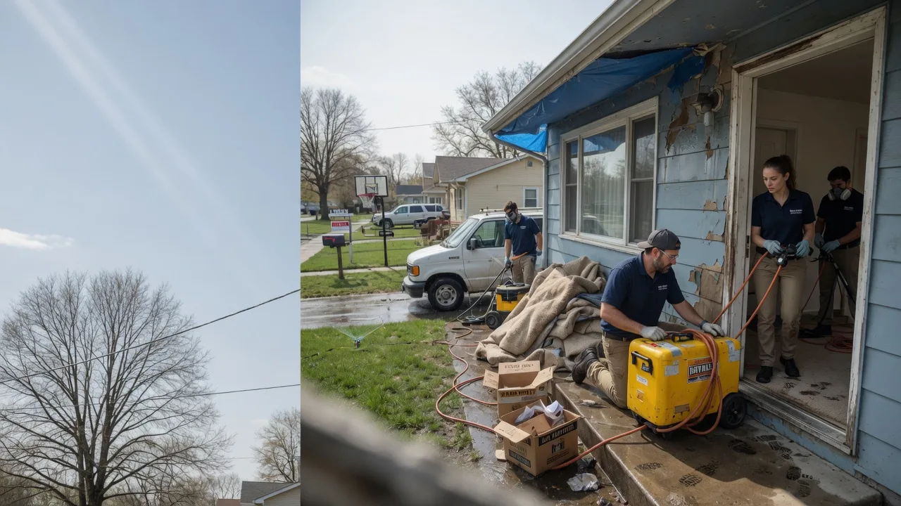 Basement Flood Cleanup in Creighton, MO near me